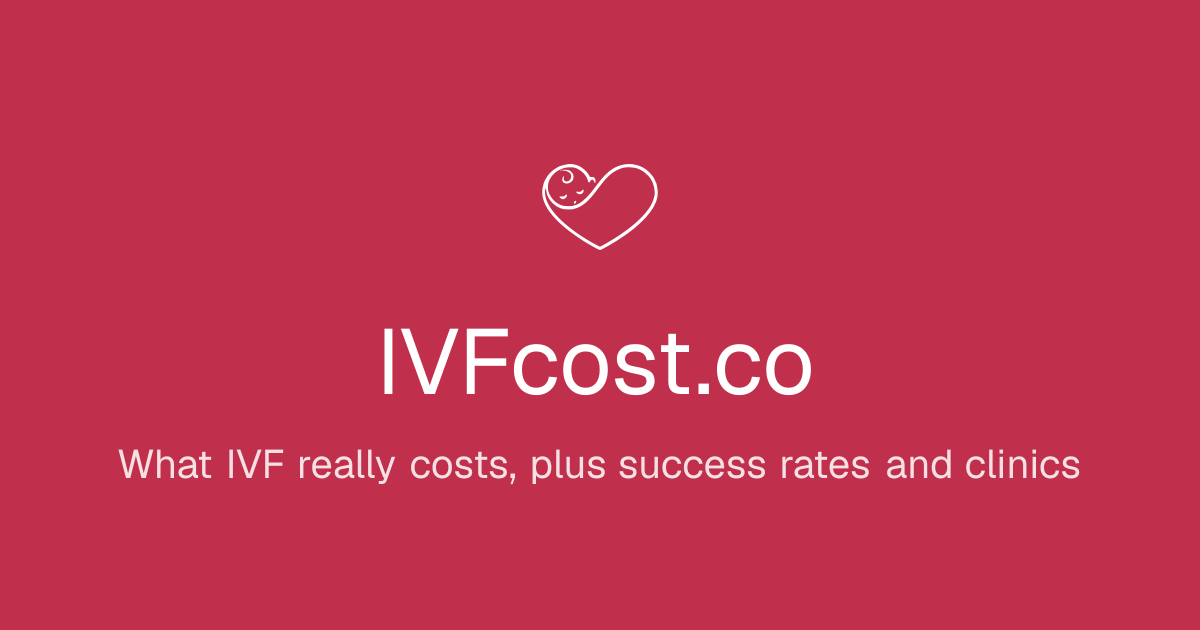 IVFcost.co: what IVF really costs, plus CDC success rates & clinics